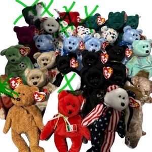 TY Beanie Babies Plush Toy Collection